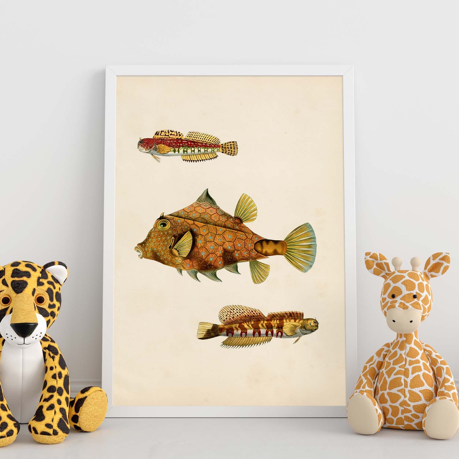 Plaque Murale Vintage RUSCHA KERAMIK Assiette Avec Poissons Années 1960 R1133 Plaque Murale Vintage RUSCHA KERAMIK Assiette Avec Poissons Années 1960 R1133