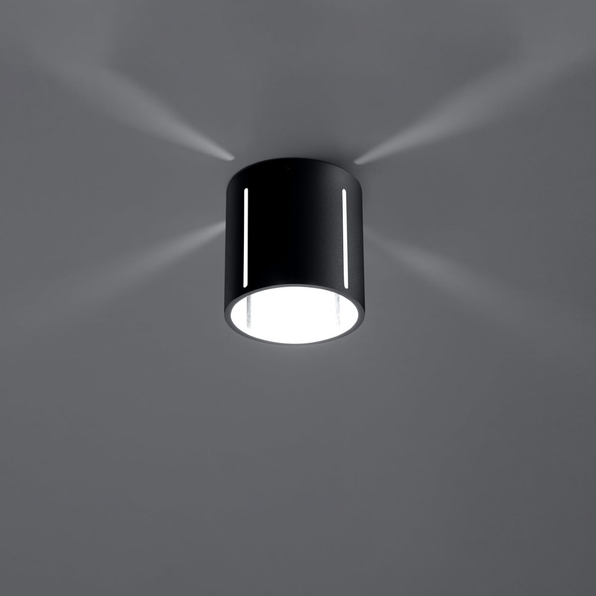 Plafon BRICH czarny LED 3000K - 10x10x10cm Sollux