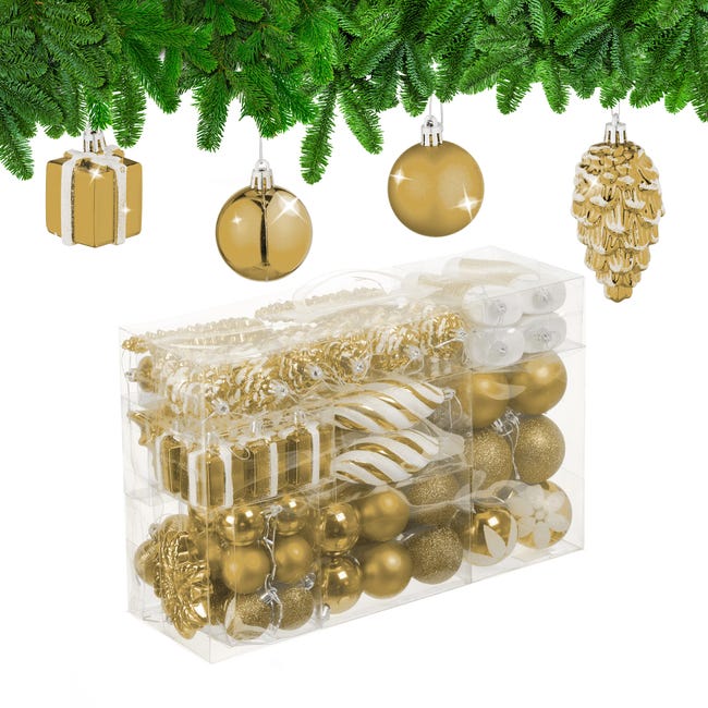 Palline Di Natale In Vetro Dorate Personalizzate