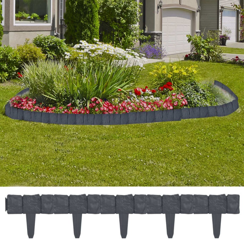 VEVOR Clôture De Jardin En Métal, 44x33 Cm, Clôture De Jardin Lot De 28