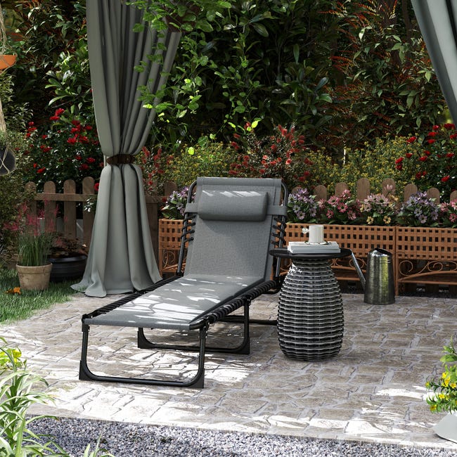 Da Giardino LIFEZEAL Lettino Prendisole Pieghevole, Lettini Da