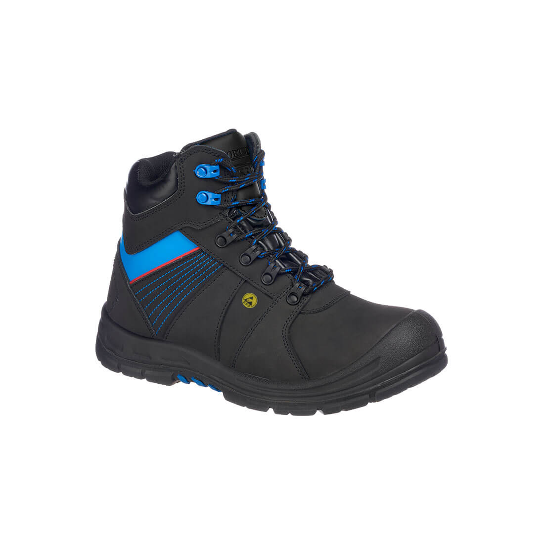 Chaussure de sécurité montante Portwest Compositelite Protector S3 ESD SRC HRO Noir / Bleu 43 - 2