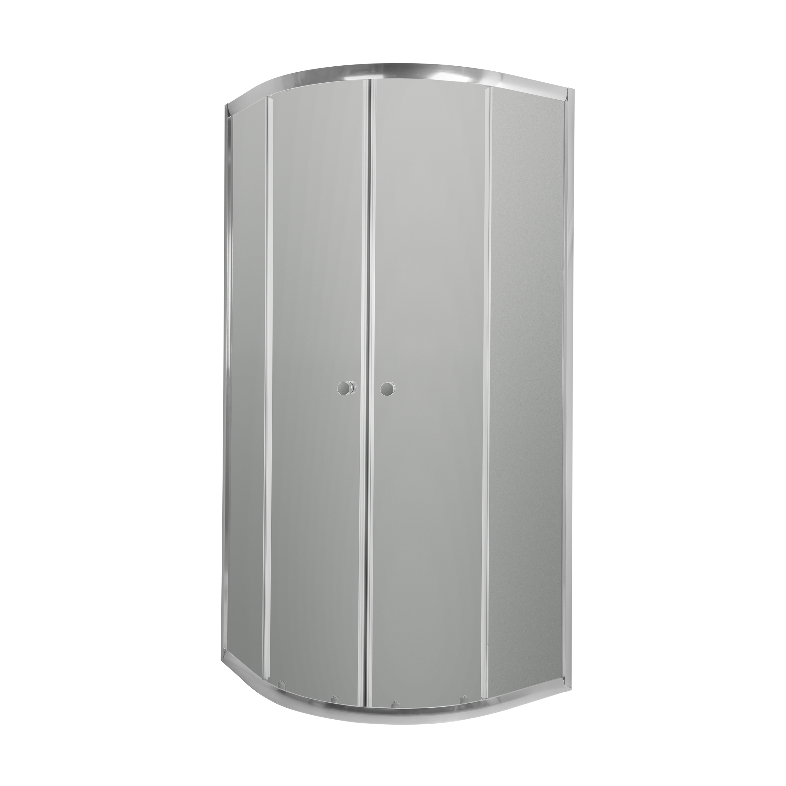 Kabina Prysznicowa 80 x 80 cm Bez Brodzika Półokrągła INVENA Vitoria
