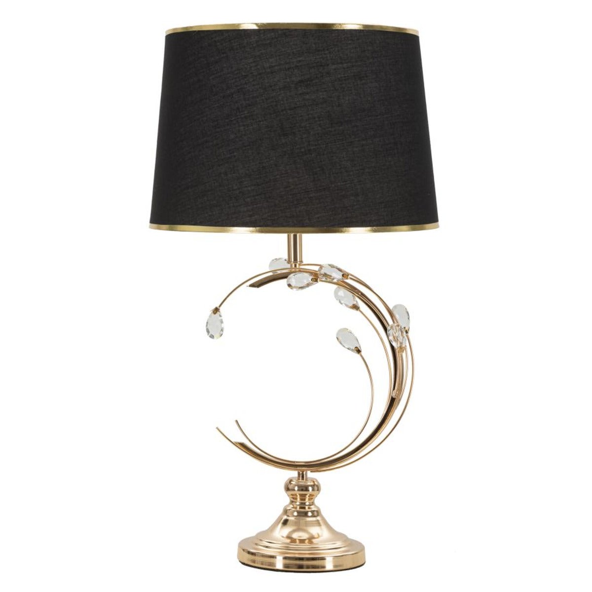 Lampa Stołowa Carmelo, Metal, Czarny, Seven Design