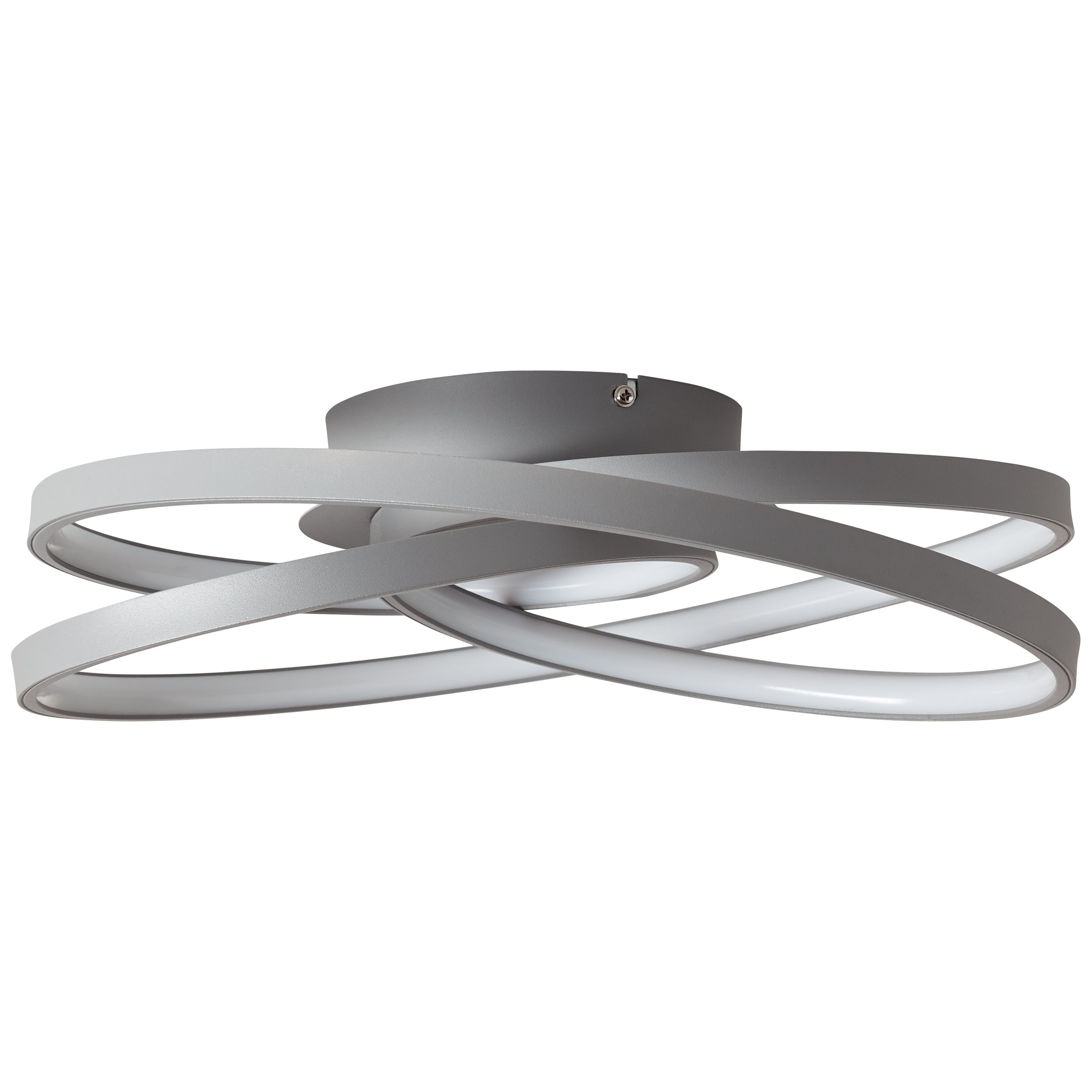 Lampa BRILLIANT, lampa sufitowa Zelia LED 51x51cm 4 płomienie anodowany nikiel, 1x zintegrowana dioda LED, zintegrowana dioda LED 40W, (4270lm, 3000K) - 2