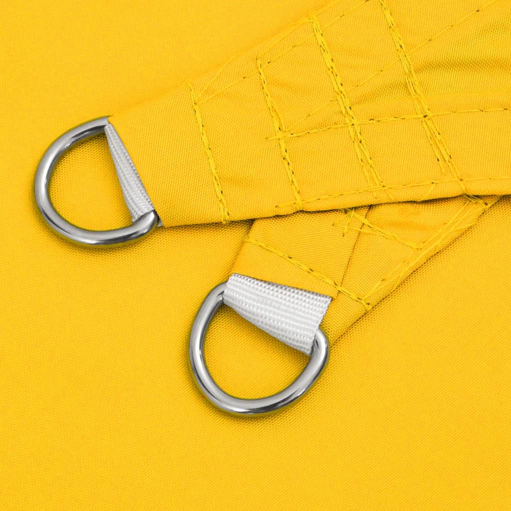 Maison Exclusive - Parasole a Vela Oxford Triangolare 4x4x5,8 m Giallo - 6