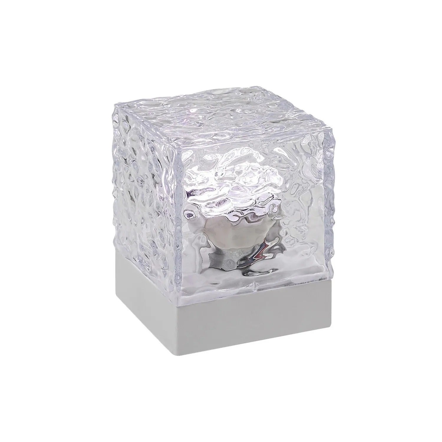 Lampa stołowa akumulatorowa RGBW biała CUBIKO LED 1W Zmieniające się kolory RGBK Rabalux
