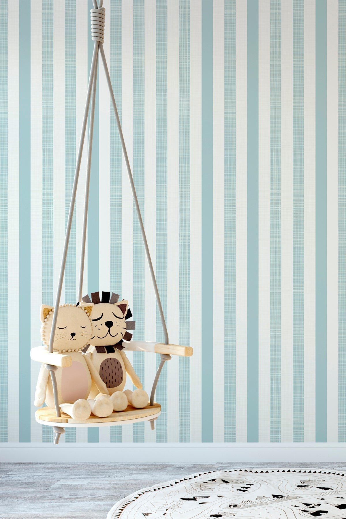 papel pintado Selfie 1 rollo 55 x 250 cm Azul - 4