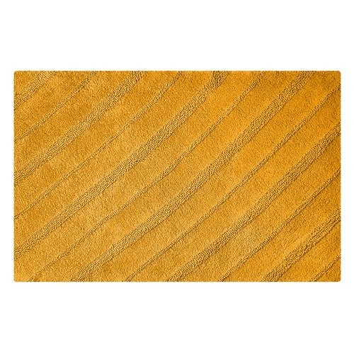 Alfombra de baño cuarzo blanco 17669 diagonal amarillo