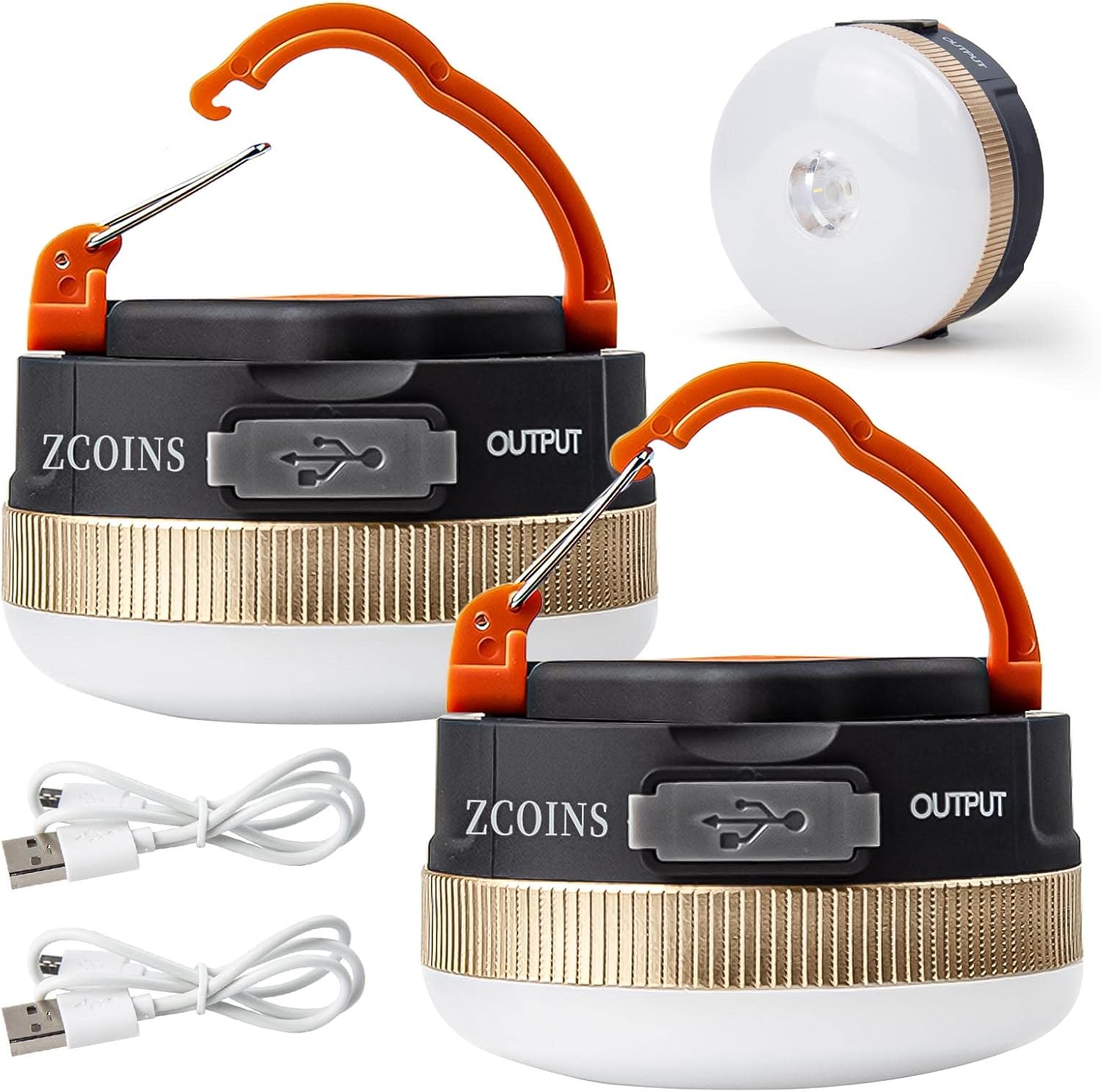 2 Lanternes LED Rechargeables Avec Aimant Et Crochet : La Lumière Qui Te Suit Partout