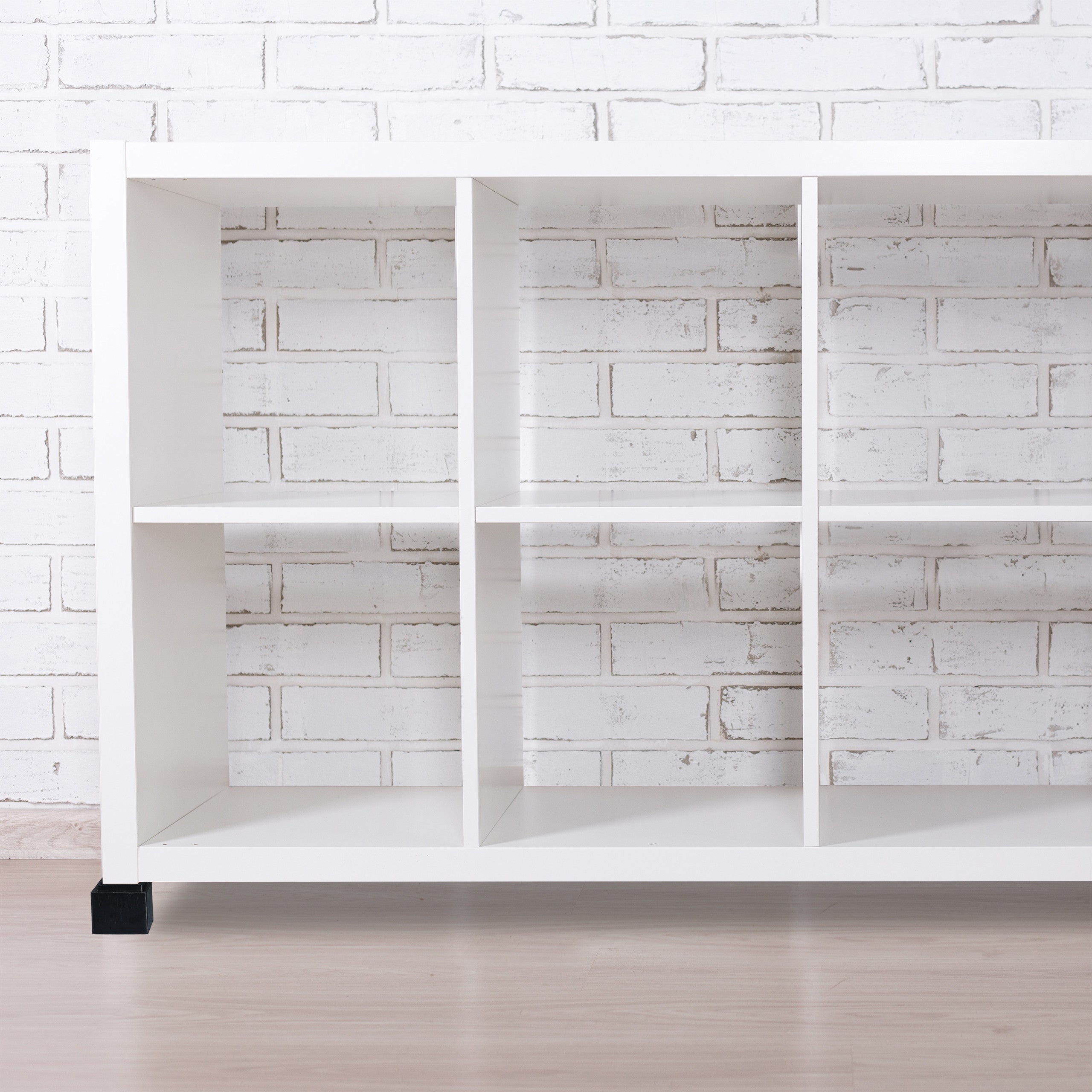 Rehausseurs de meuble en lot de 4, Élévateurs d’env. 8,5 cm, tables, autres meubles, 10x11,5x11,5 cm, noir, Relaxdays - 2