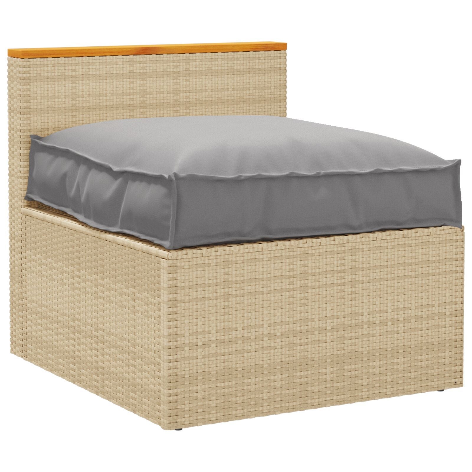 Coussin Gris 70 x 70 x 12 cm Tissu Oxford vidaXL - 3