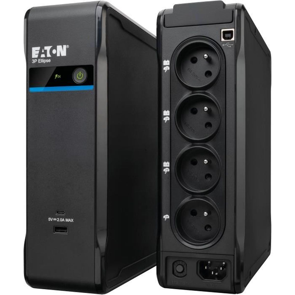 Onduleur eaton ellipse 700 usb fr 700va/420 watts 2u rack/tour EATON - 6