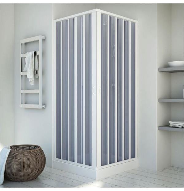 Box Doccia Angolare Liberte 70x90 CM - Riducibile, Bianco Pastello, Apertura A Soffietto - Foto 11