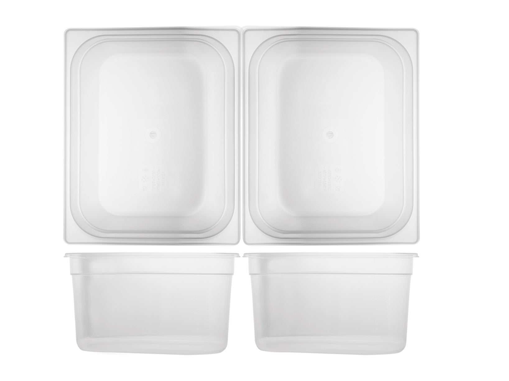 Coperchio GN 1/4 In Plastica Trasparente – Per Contenitori Gastronorm – Qualità Professionale - 3