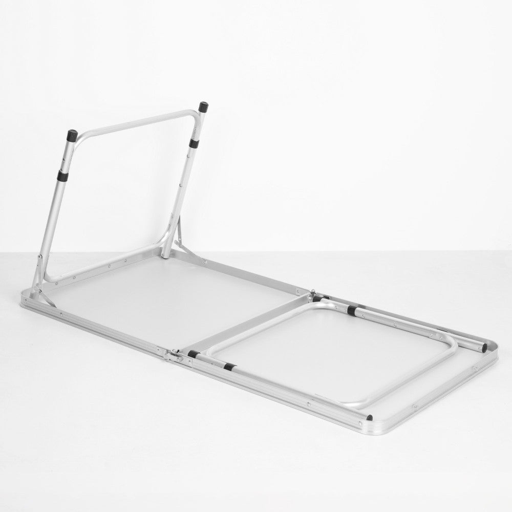 Table de jardin extensible rectangulaire Gris - 6