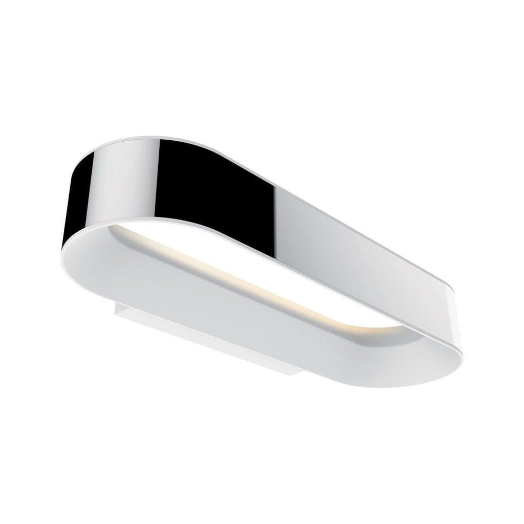 Kinkiet ścienny Agena chromowany biały LED 20W 2700K 1200lm wym: 5 x 31 x 12,5 cm aluminium IP44 Paulmann