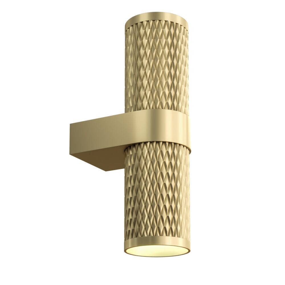 Kinkiet ścienny Focus Design mosiężno-złoty 2xGU10x7W wym: 21,7 x 6,5 x 10,6 cm aluminium IP20 Maytoni