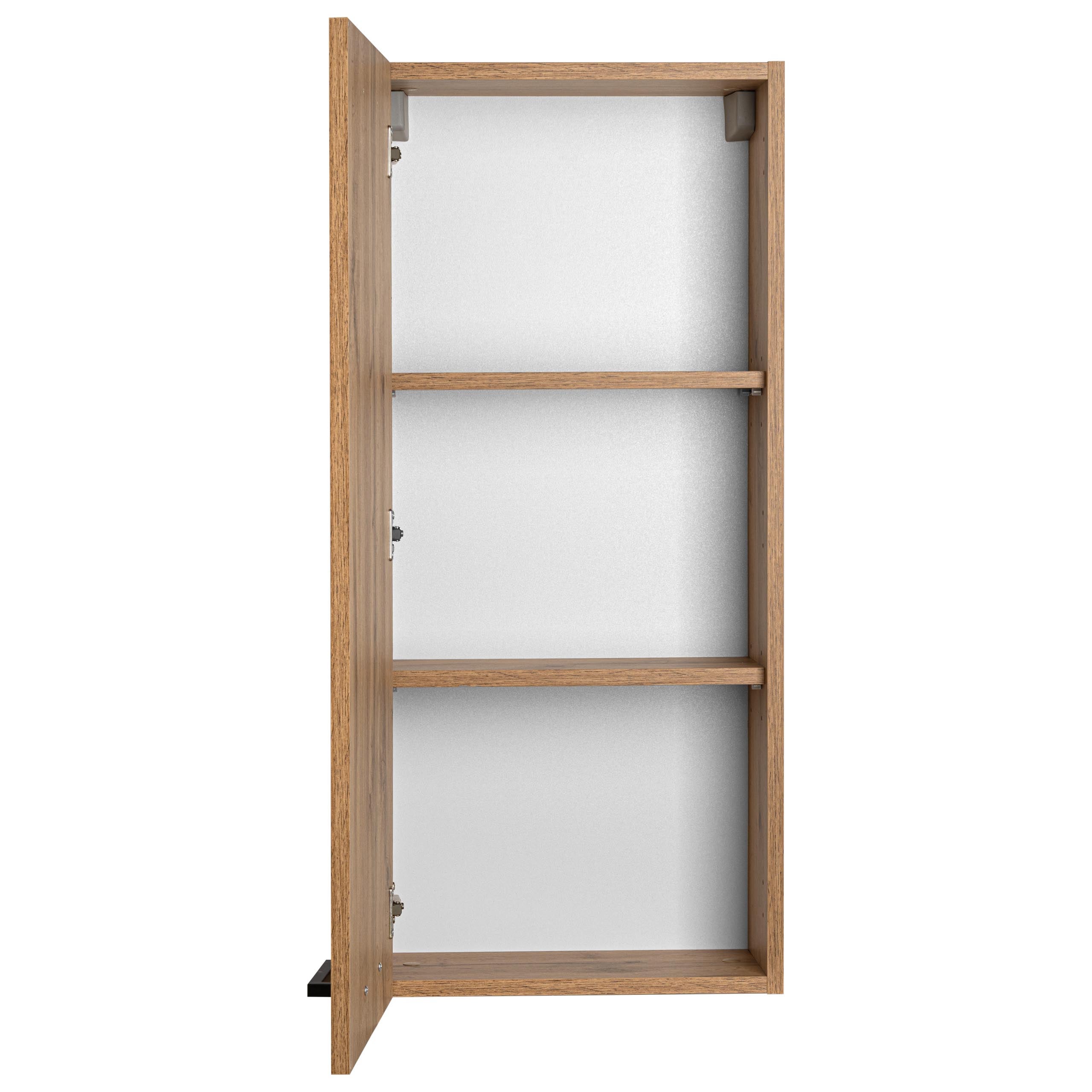 Szafka łazienkowa wisząca dąb wotan ścienna do łazienki loft 40 x 90 cm - 2