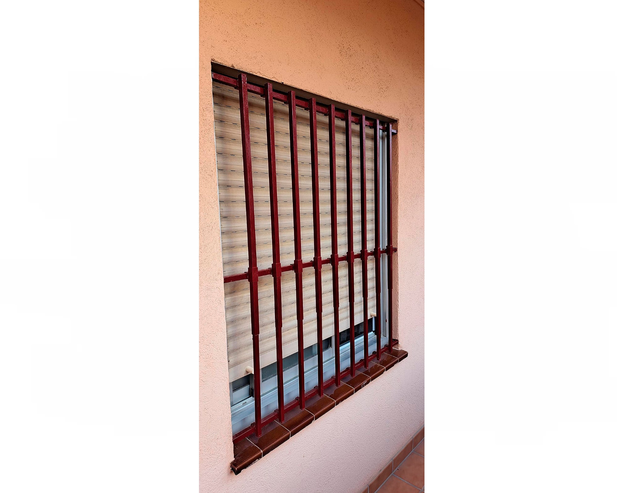 Grata di sicurezza per finestra regolabile (larghezza e altezza) da 55x95 cm a 100x165 cm Nera - 8