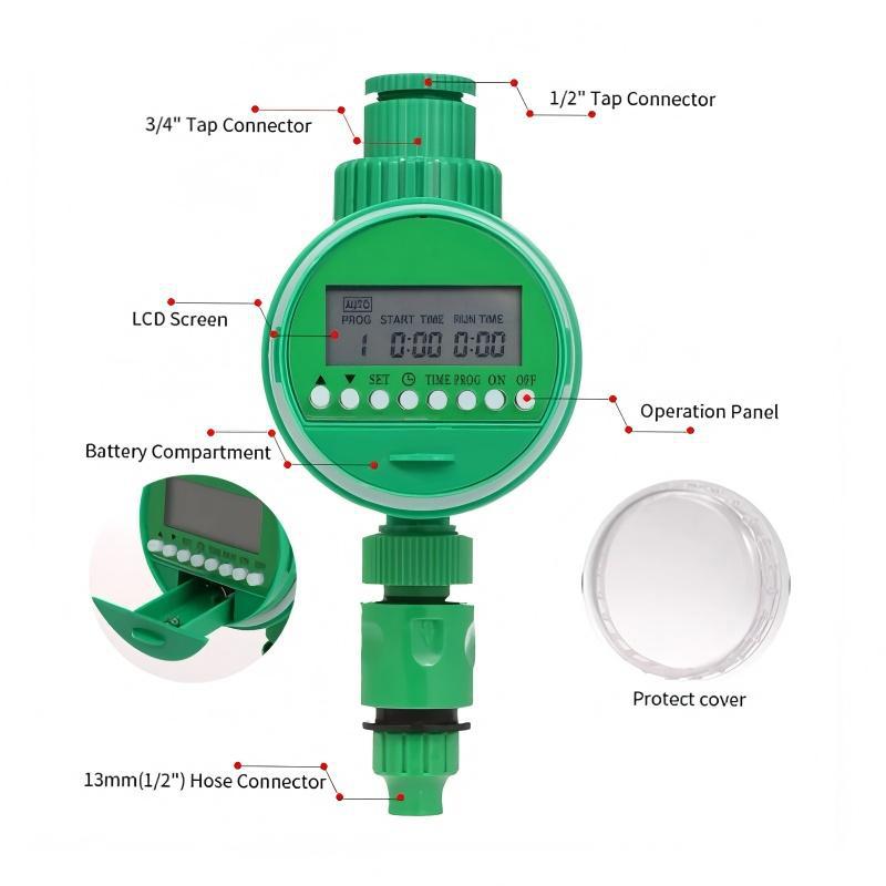 Interruptor de Rega – Temporizador de Rega – Rega Inteligente – Dispositivo de Controlo de Rega – Interruptor de Válvula de Água - 7
