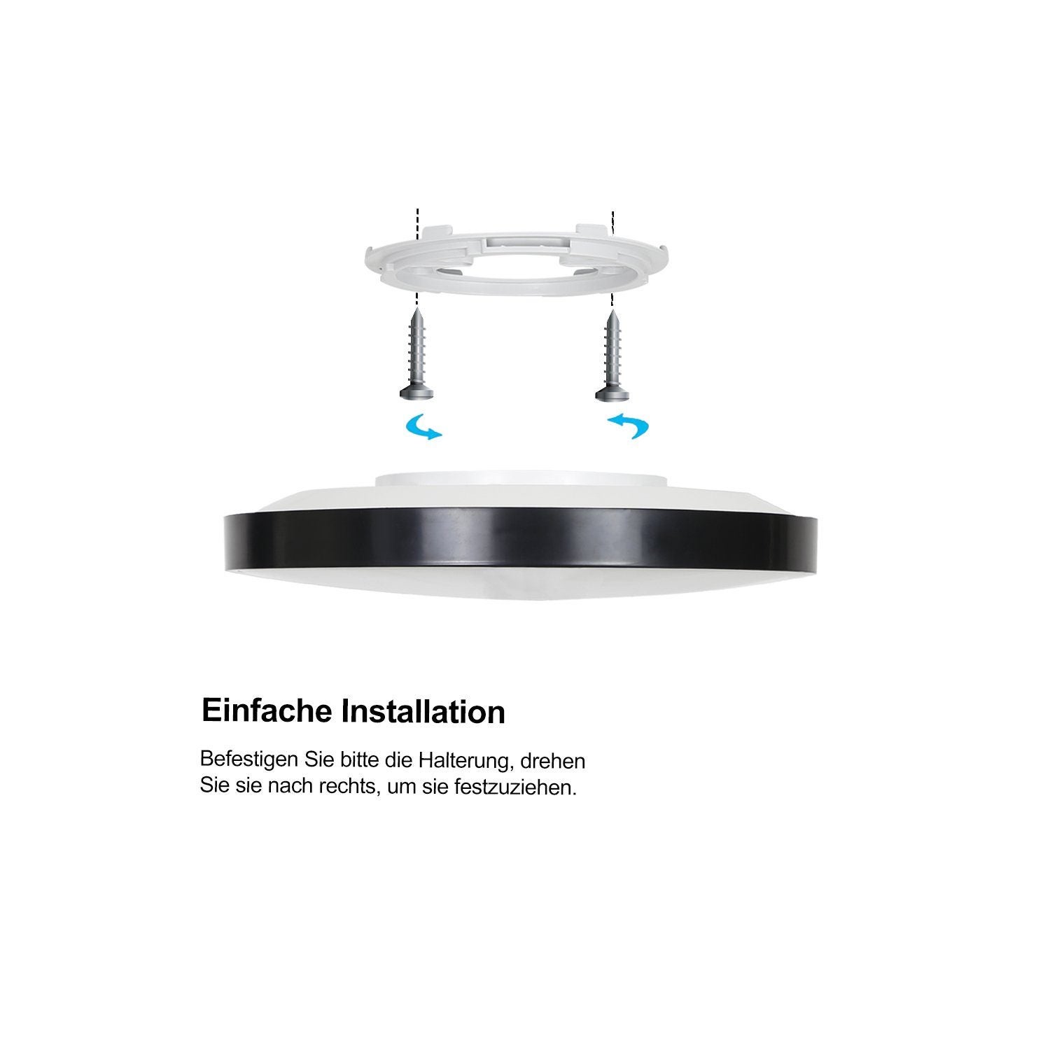 ZMH Luzes de teto LED modernas para sala de estar, banheiro, cozinha, quarto, corredor - 8