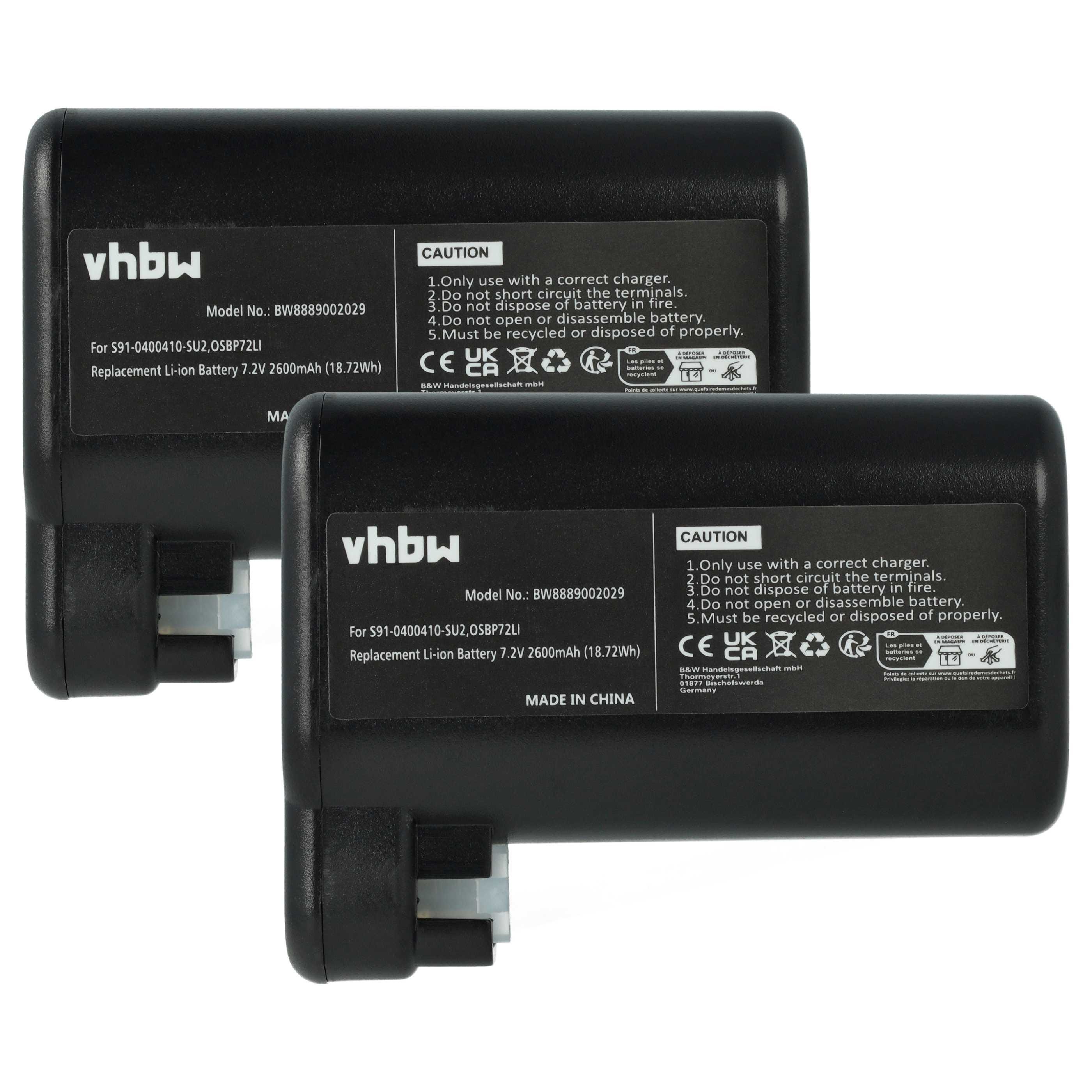 vhbw 2x batería compatible con AEG RX9-1-SGM, RX9-1-IBM, RX9-2-4STN vhbw 2x batería compatible con AEG RX9-1-SGM, RX9-1-IBM, RX9-2-4STN