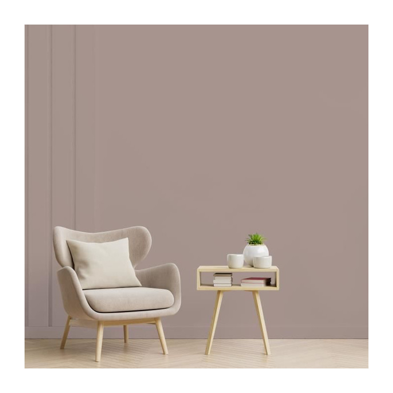 RIPOLIN Peinture murale pour toutes pieces - Taupe satin - 2,5 L - 3