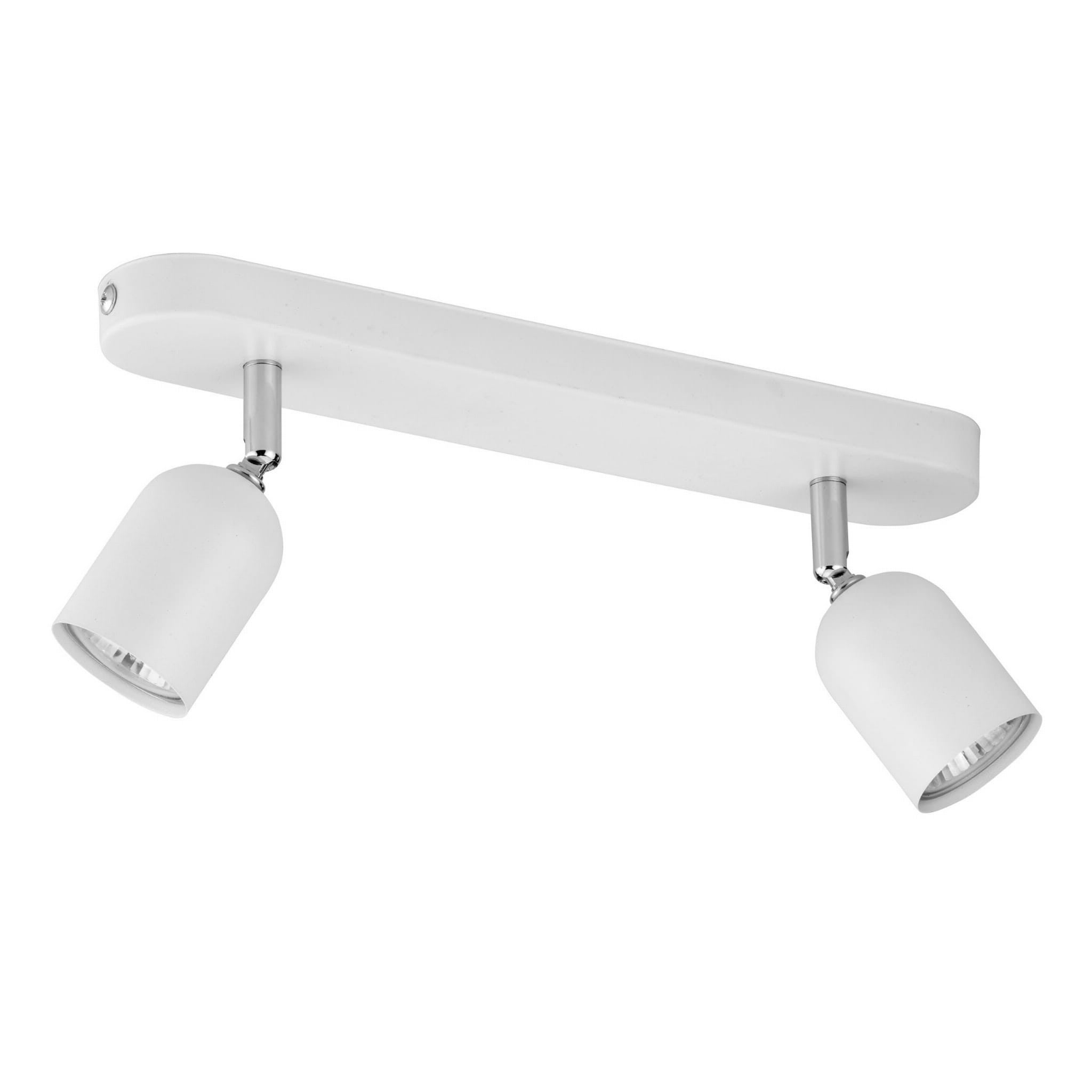 Kinkiet ścienny Top biały chromowany 2xGU10x10W wym: 18 x 35 cm metal IP20 TK Lighting