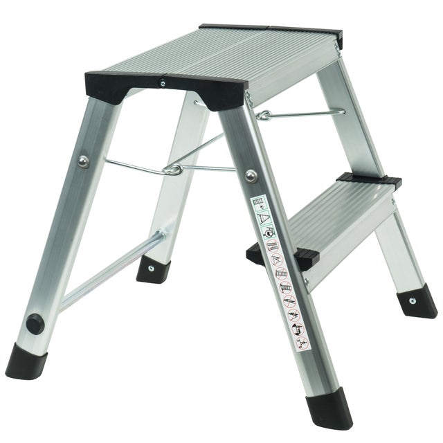 Marchepied pliable en aluminium 2 marches WERKA PRO H 40,4cm