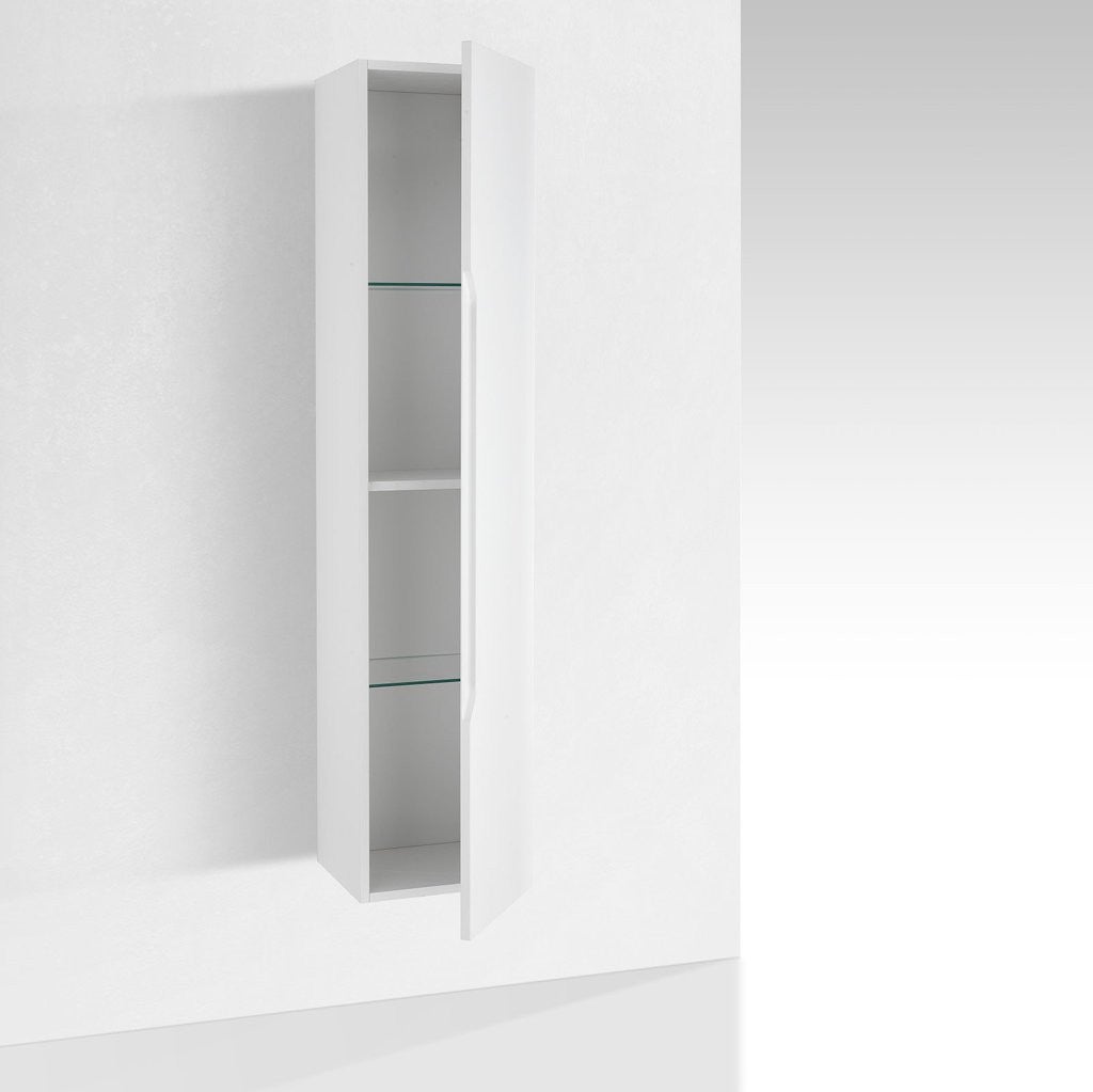 Colonne de salle de bain laqué blanc mat Selb L 35cm - 2