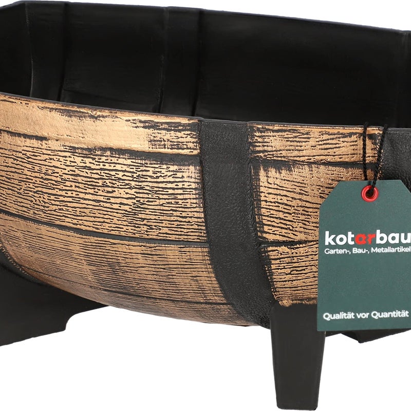 Doniczka ogrodowa 415 donica beczka kwiaty rośliny - KOTARBAU