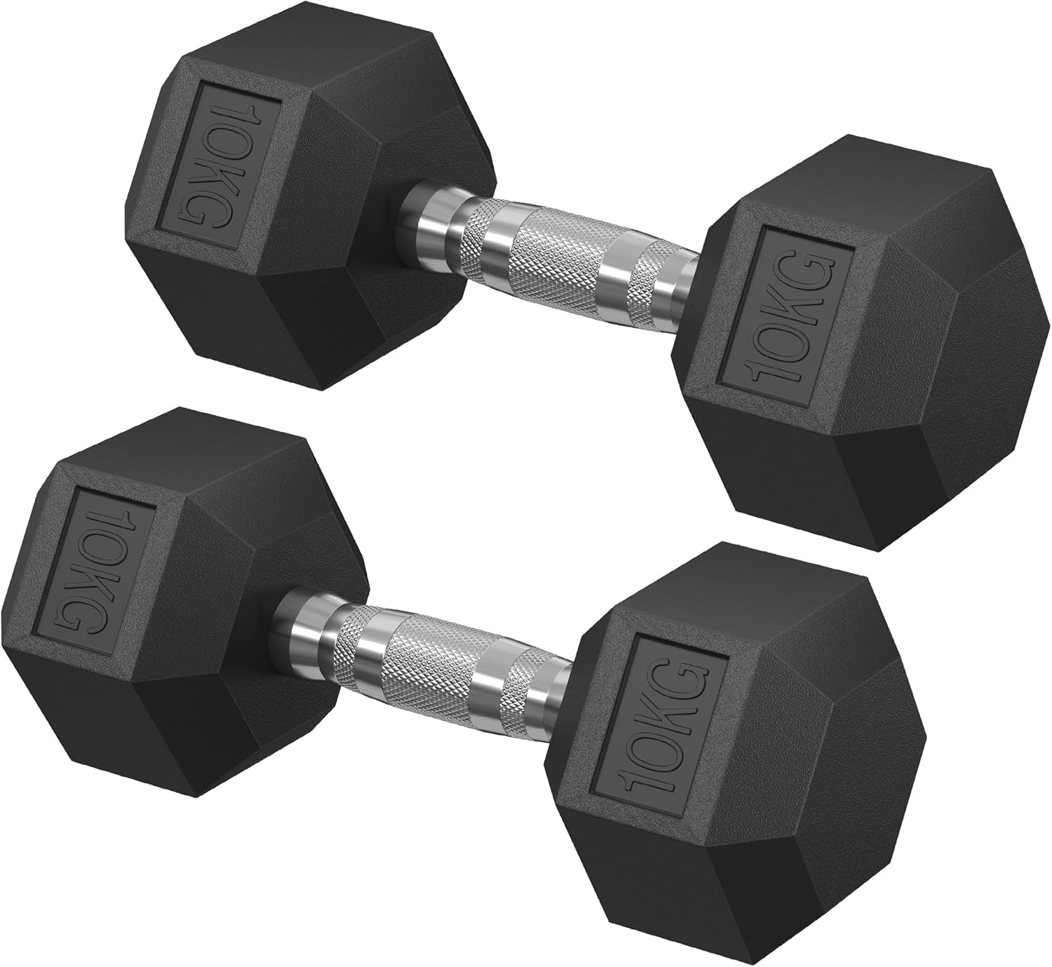 Manubri Esagonali in Gomma 1 PC - 5 kg a 30 kg Attrezzature per Il