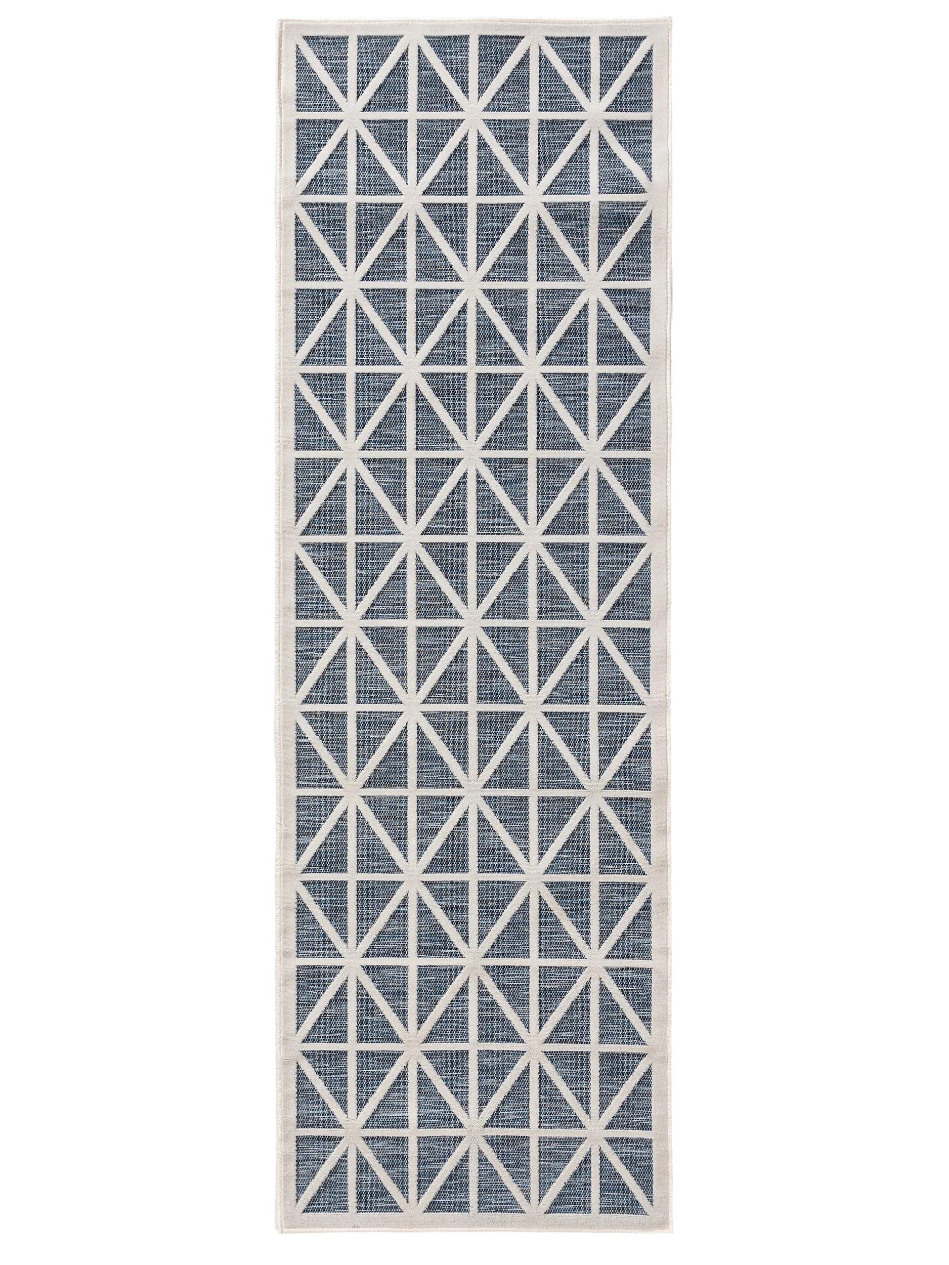 Tapis D'activités UPFIT – 180x60 Cm, 4 Mm, EVA Bleu, Quadrillé Antidérapant, 2 élastiques, 230 G
