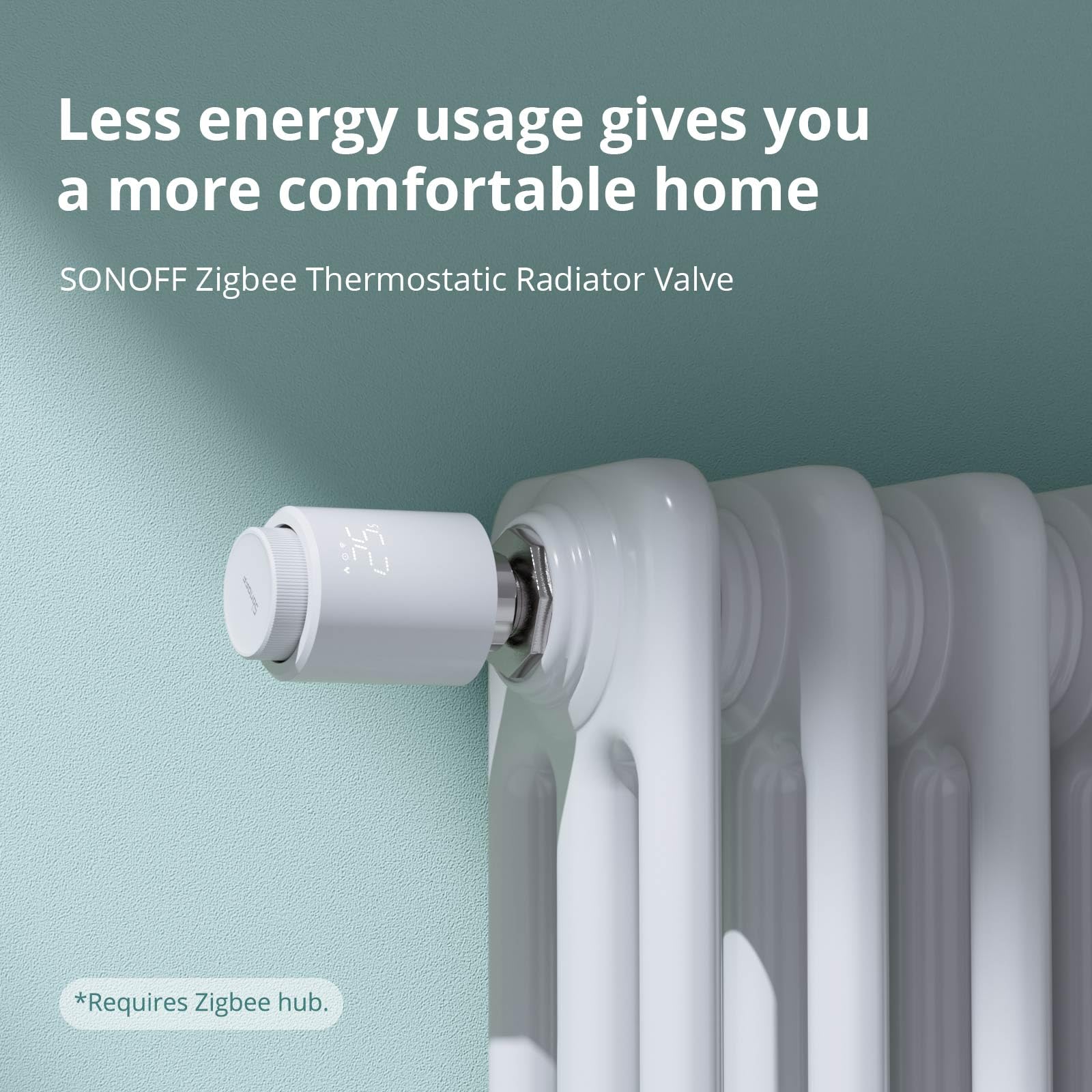 Termostato Intelligente Per Radiatore Zigbee - Controllo Da App, Compatibile Con Alexa - Foto 4