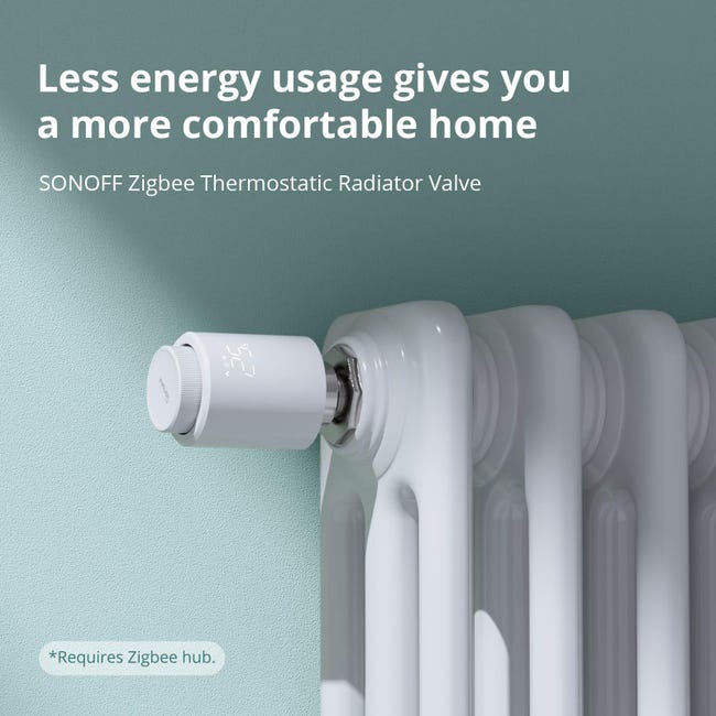 Termostato Intelligente Per Radiatore Zigbee - Controllo Da App, Compatibile Con Alexa - Foto 4