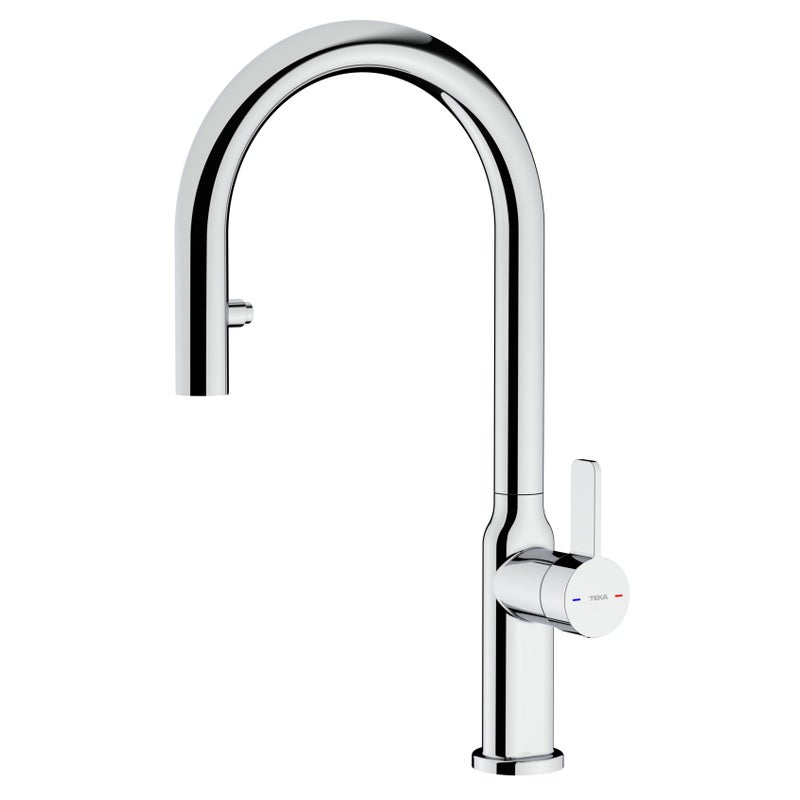 Wyciągana bateria kuchenna TEKA OVAL 9382 w chromie