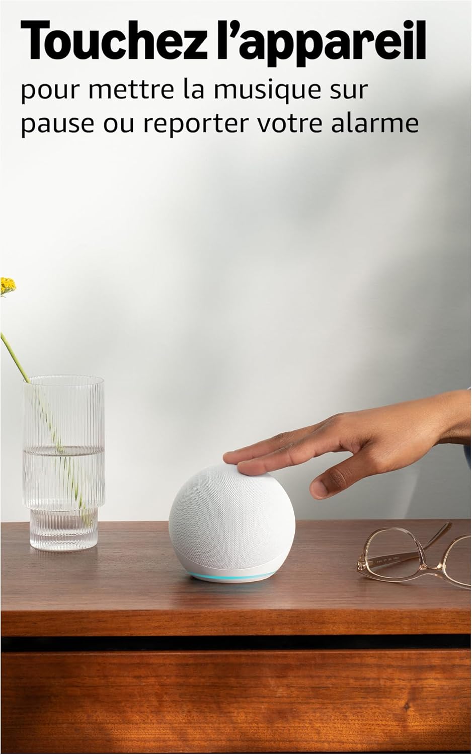 Enceinte connectée Bluetooth + Wi-Fi – son puissant – anthracite - 4