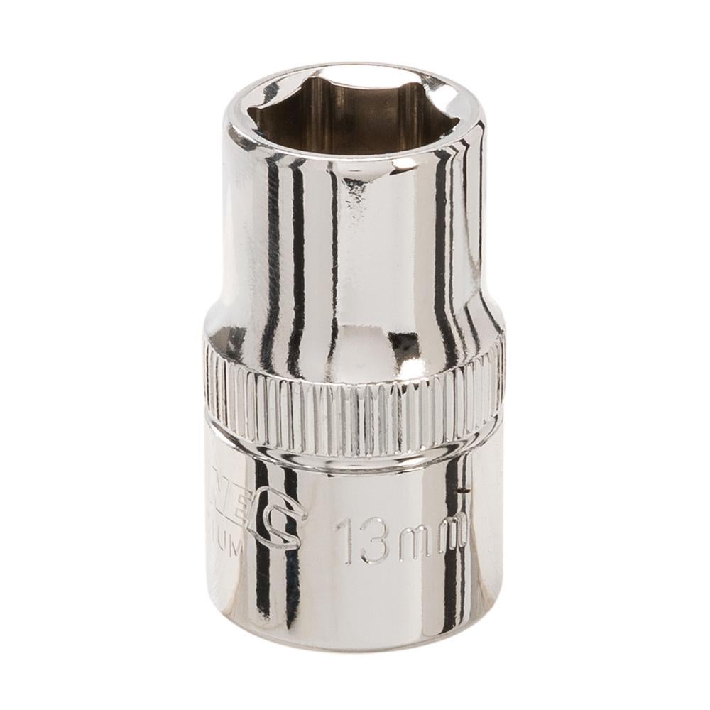 Douille Métrique 6 Pans 13 Mm - Entraînement 1/2 - Acier Chrome-Vanadium SILVERLINE - Neuf