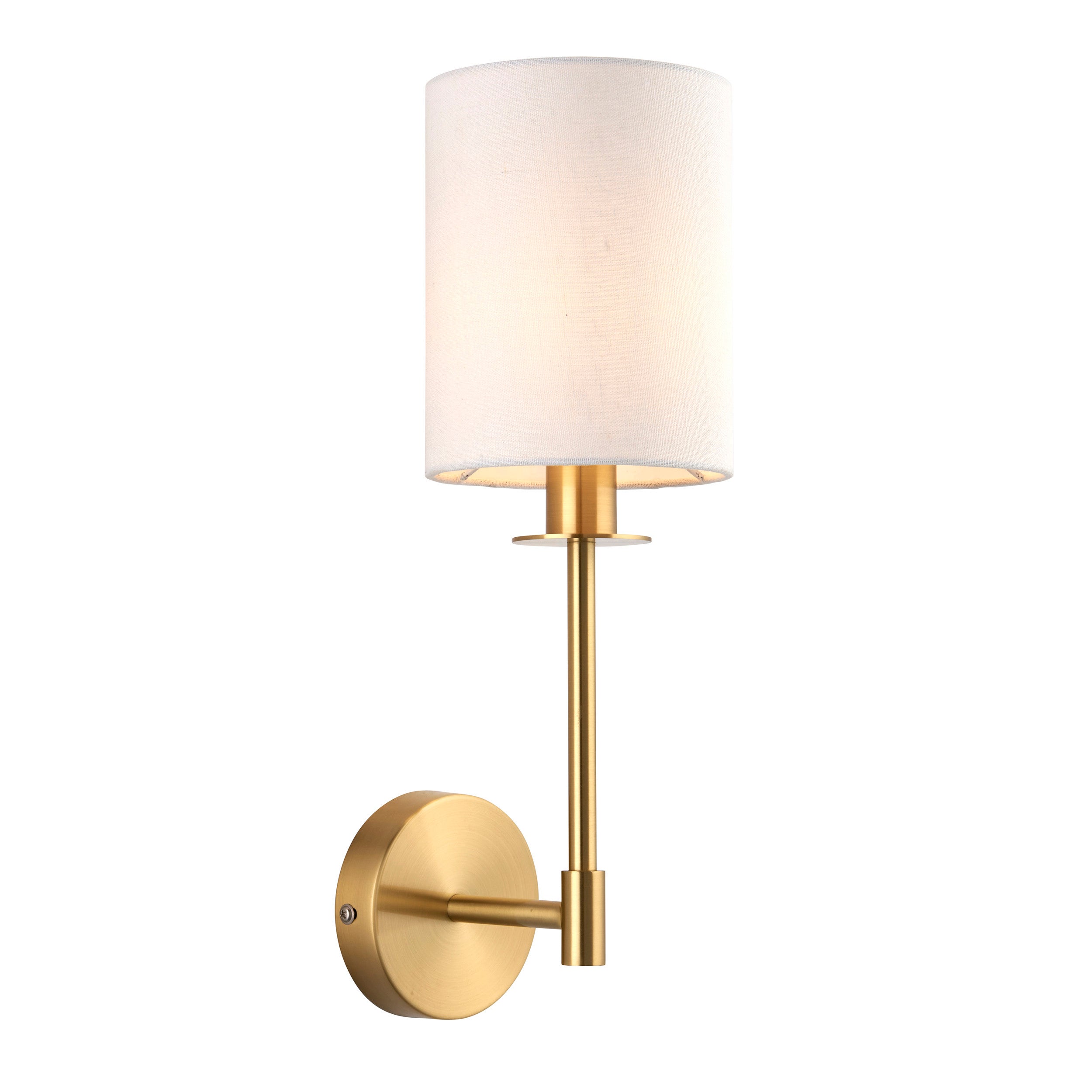 Kinkiet SANCERRE satynowany mosiężny 1xE14x15W metal wym:40,5x13x17cm IP20 Endon