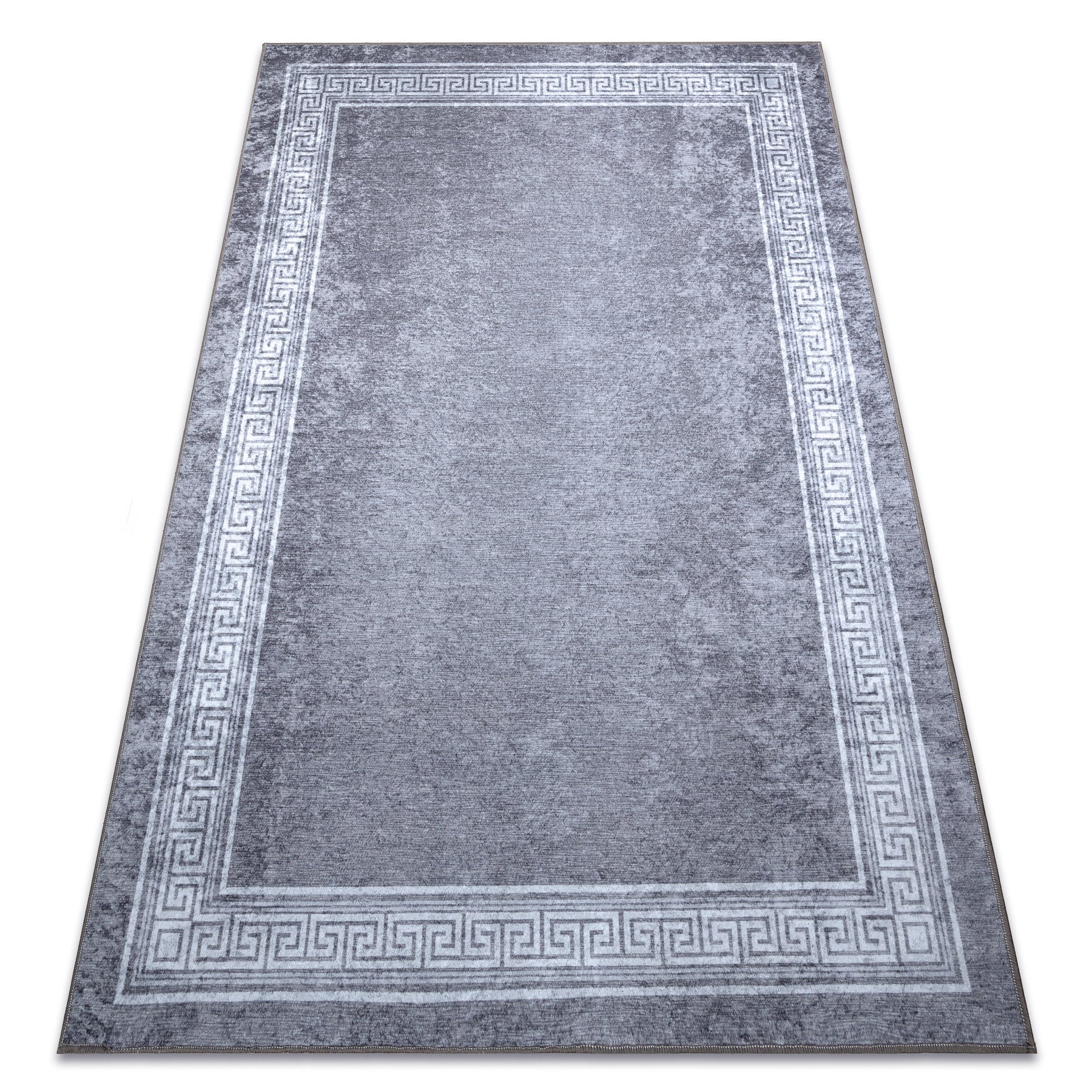Dywan do prania MIRO 51317.807 Ramka, grecki antypoślizgowy - szary 200x290 cm