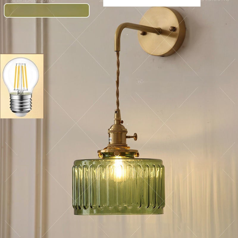 Kinkiet retro E27, żyrandol, kinkiet na 100 cm łańcucha, ciepłe światło, odpowiedni do postawienia przy łóżku w salonie (żarówka nie jest dołączona)