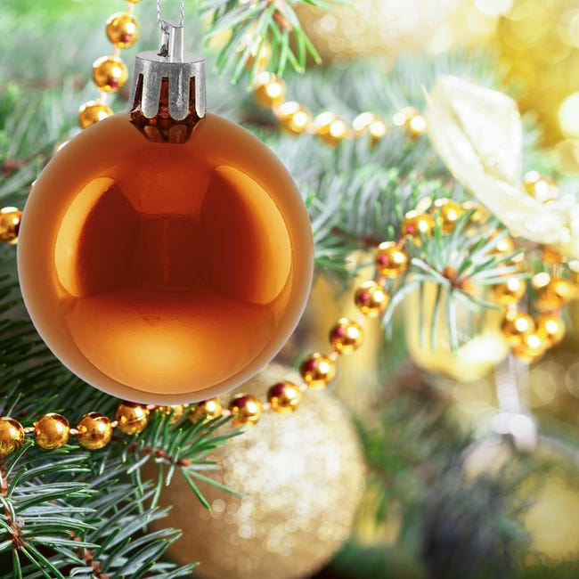 Lot De 24 Boules De Noël Brillantes Orange – 3 Cm – Décoration Pour Sapin, Guirlande, Porte – Festif Et Coloré