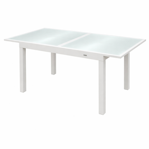 Mesa De Jardín Blanca De Plástico LOLAhome – Portátil Y Resistente Para Camping, Terraza O Exterior – Fácil Limpieza