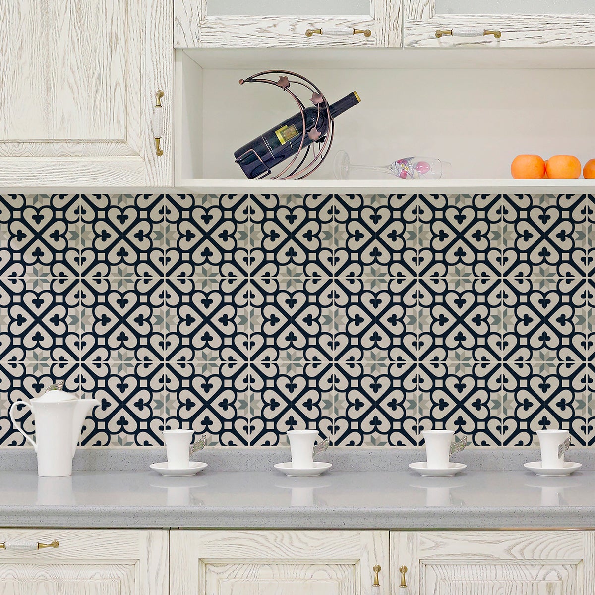 Adesivo Murale Cucina Piastrelle Di Verdure Fresche - Foto 4