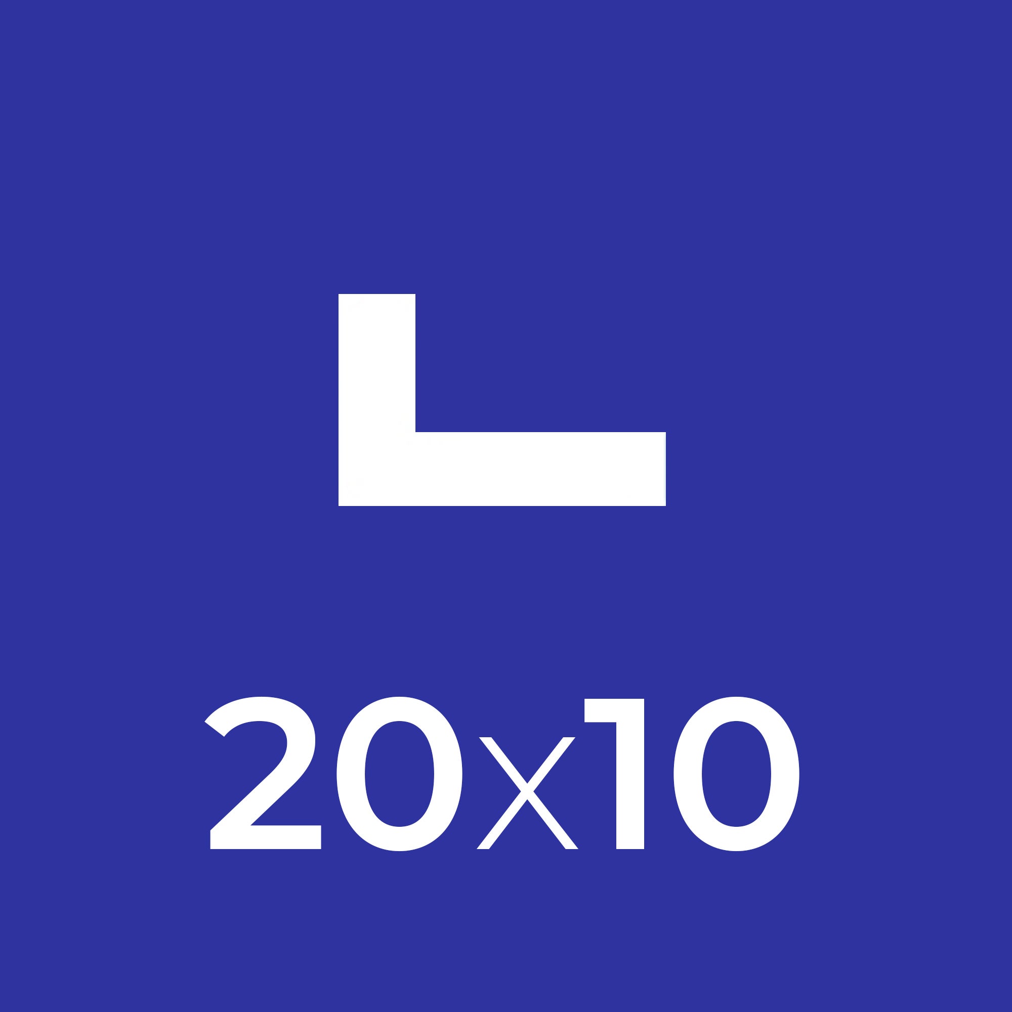 Cornière angle | Fabriqué en aluminium | Finition anodisée mate | Dimensions 20*14*1000mm | Longueur du Cornière 1 mètre | Épaisseur 1 mm | 1 unité - 3