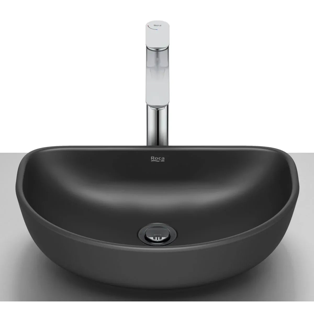 Lavoar Roca Optica A327C10080 | Oval, 450x300mm, Montare Blat, Negru