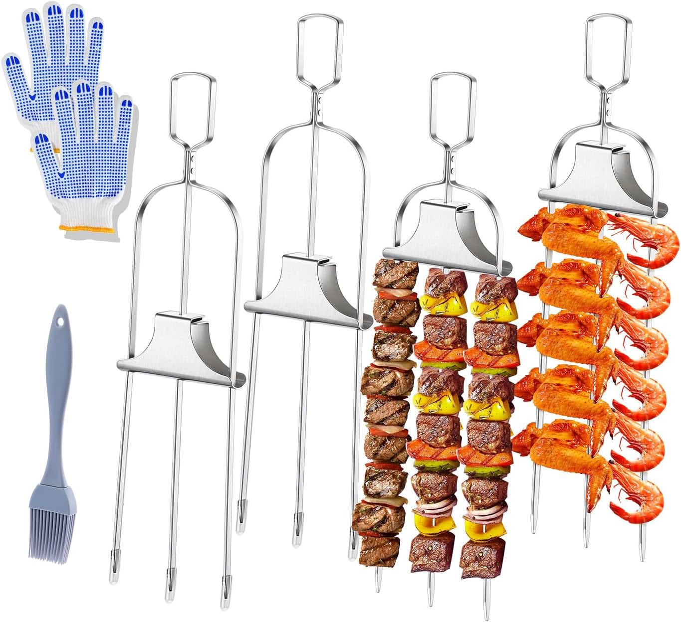 Enders Premium Fourchette à Barbecue En Acier Inoxydable Noir – Accessoire BBQ Robuste