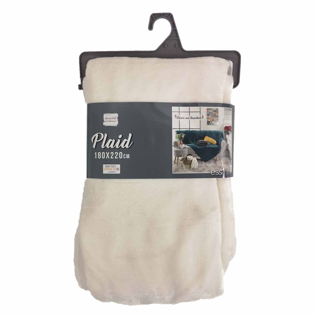 Plaid Uni en Flanelle 