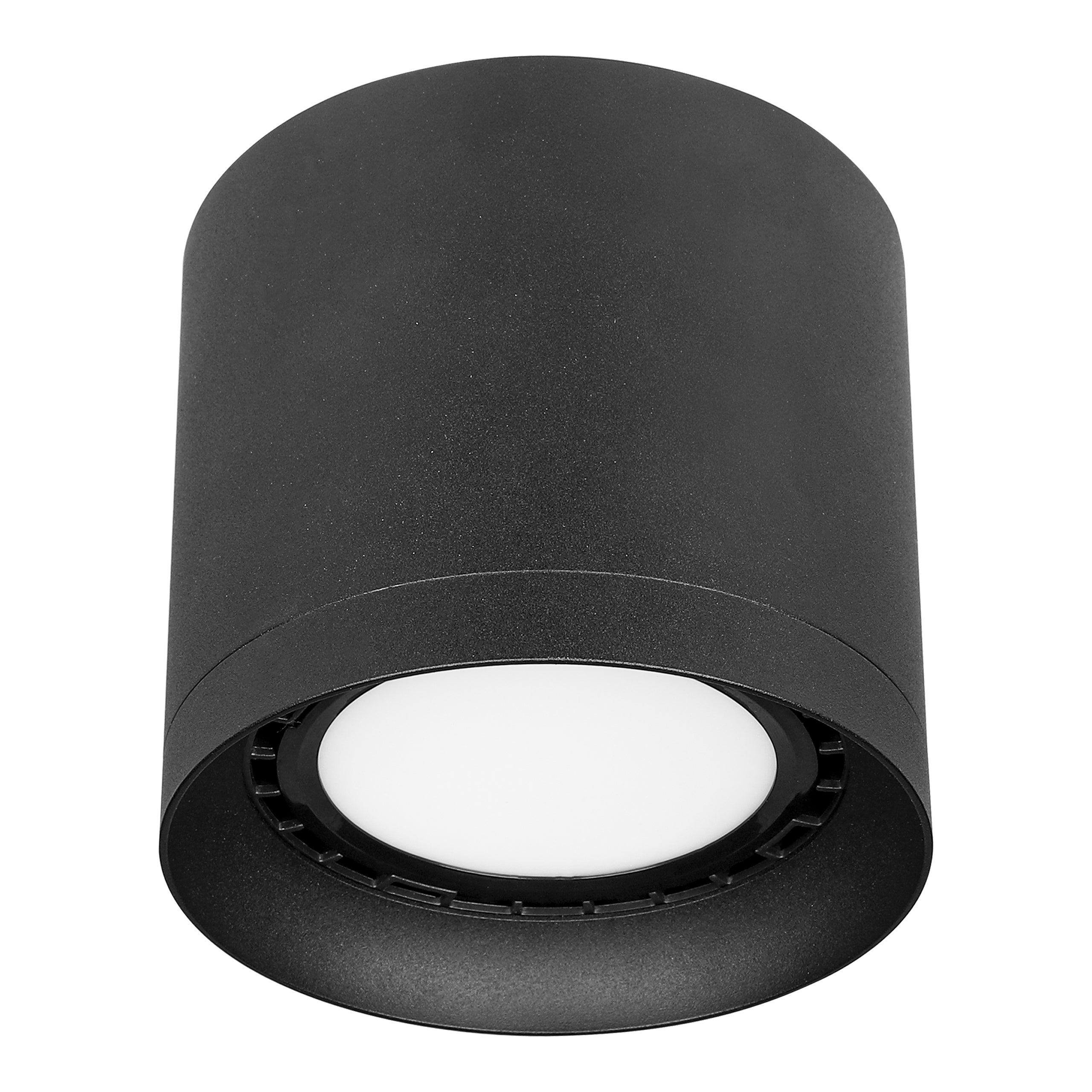 Oprawa natynkowa LED AR111 GU10 11x11,8,m czarna okrągła IP20 lampa sufitowa MasterLED
